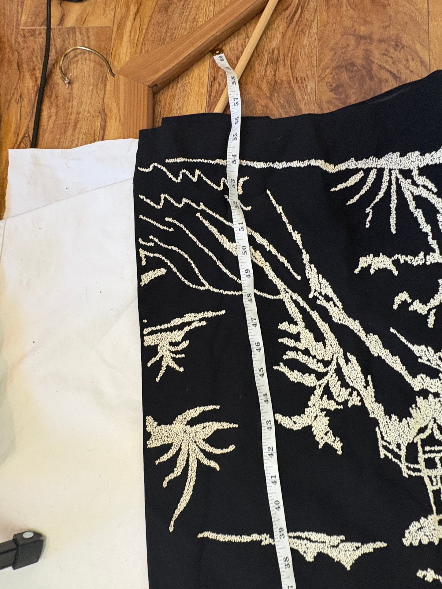 Glass Apparel Custom Vtg 60s Black Color With Beaded Chinese new year Dress