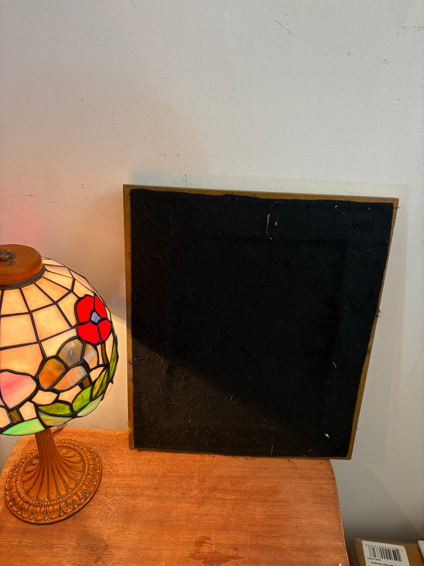 Small Mirror Gold White vintage Mirror 10 x 8