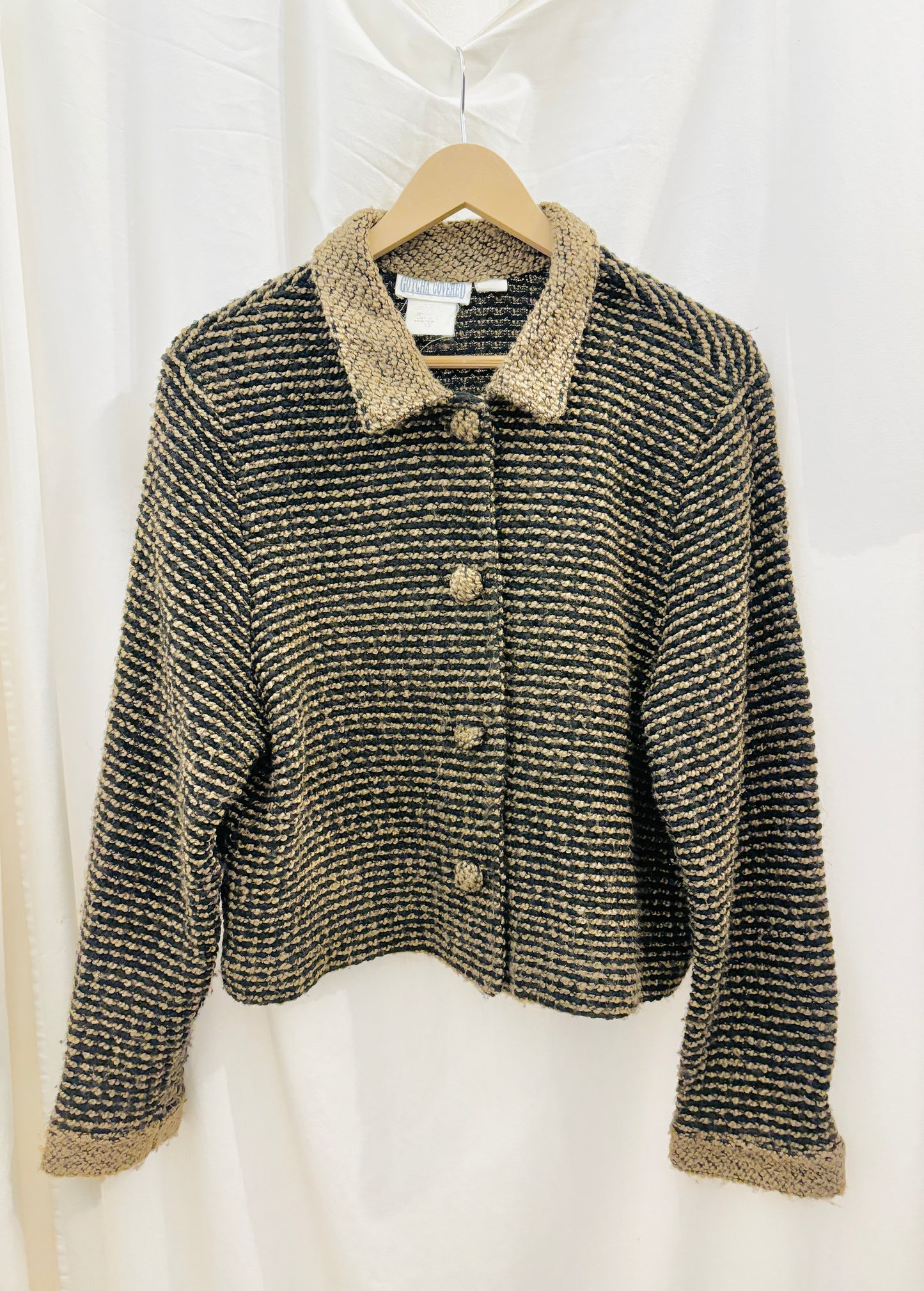 Vintage Bouclé Stripe Jacket