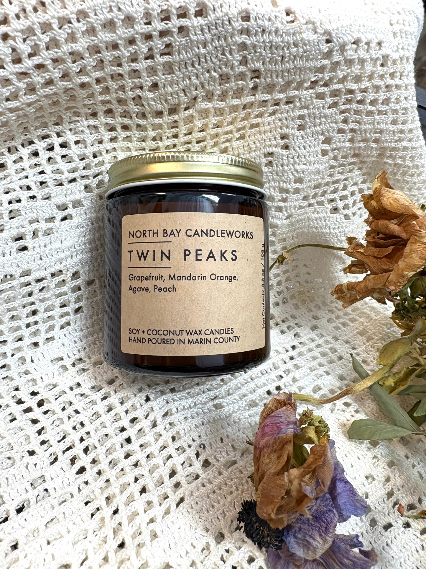 Twin Peaks candle  (Mini Size, 3.8 oz)
