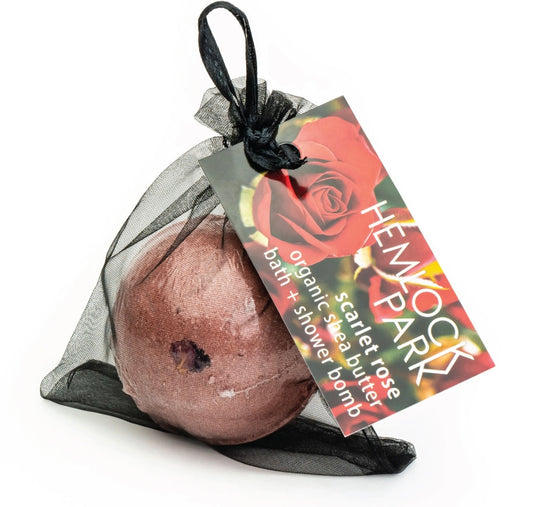 Scarlet Rose | Organic Shea Butter Bath Bomb