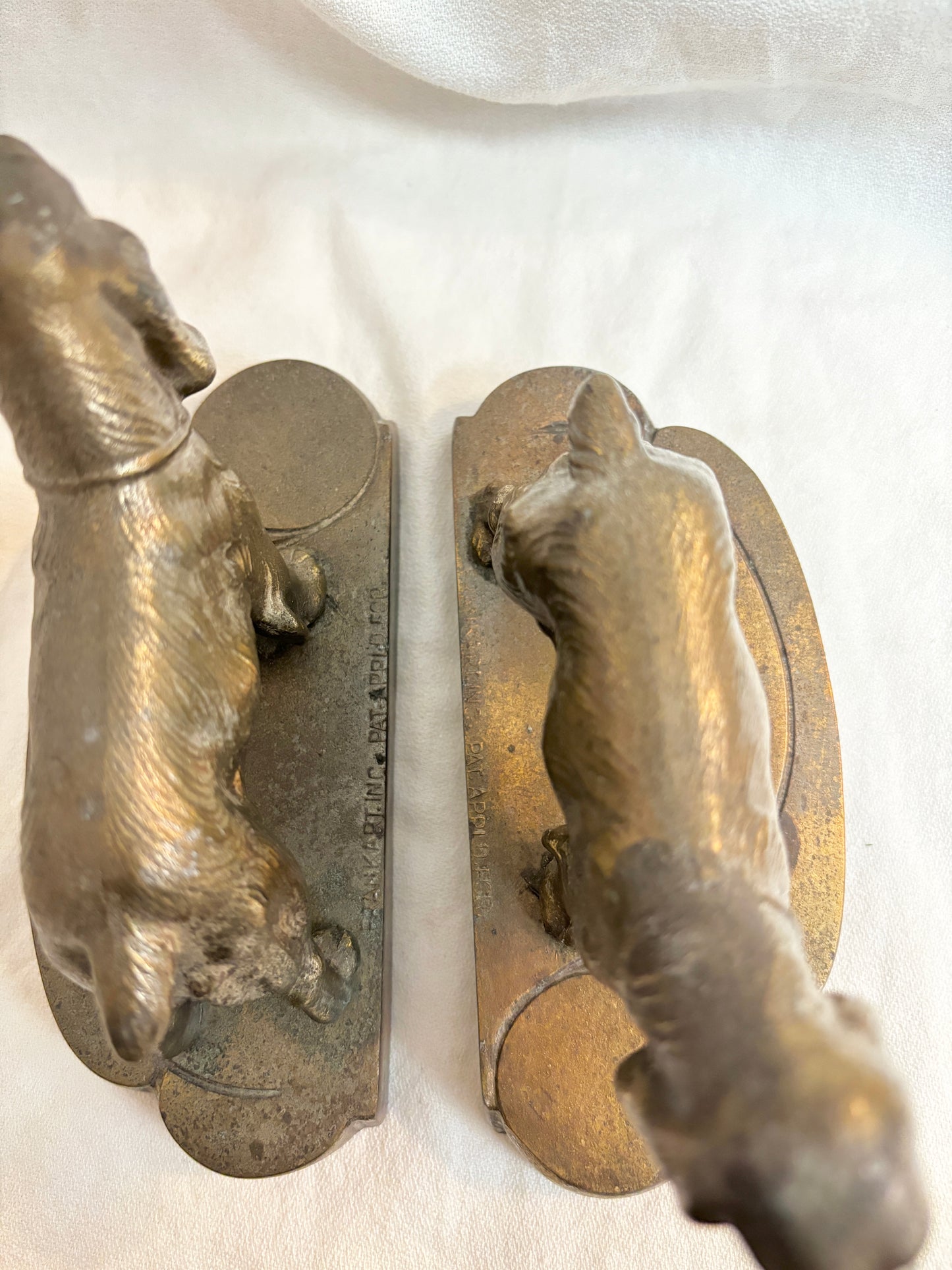Antique Art Deco Spaniel Dog Bookend