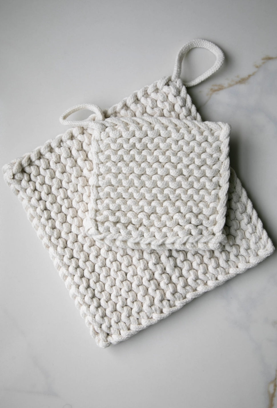 Cotton Crocheted Pot Holder Small size