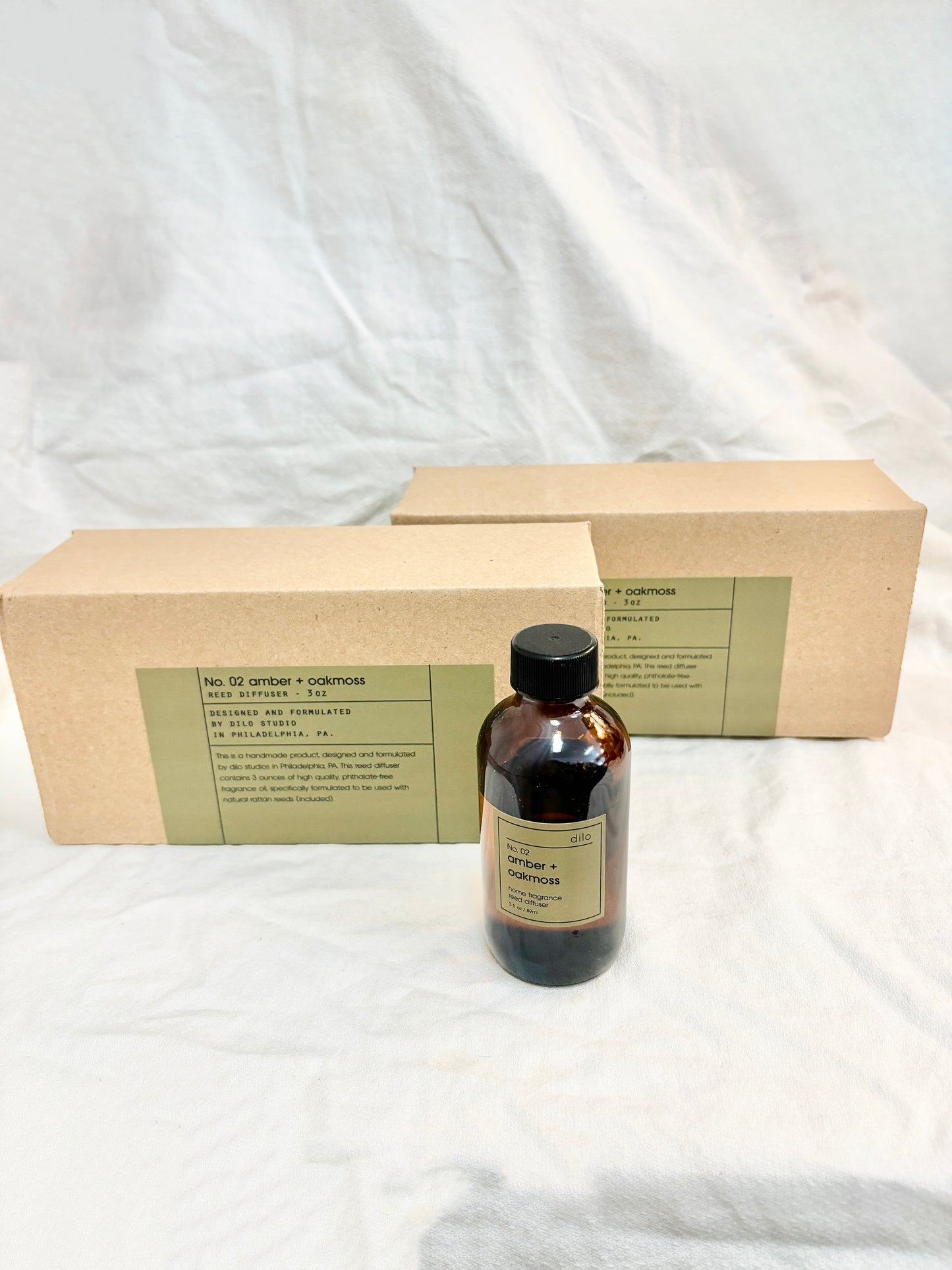 Amber + Oakmoss Reed Diffuser