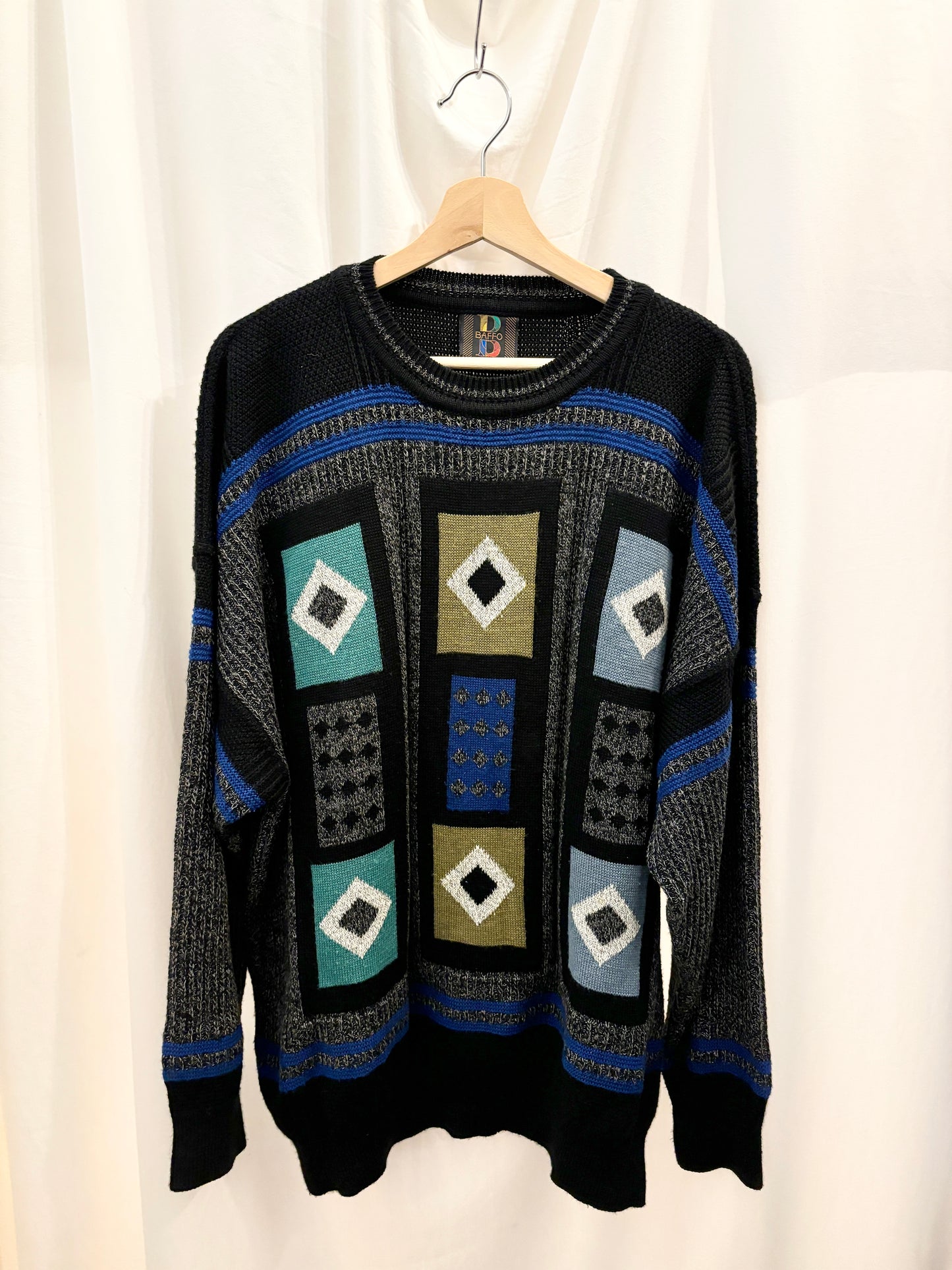 Baffo Geometric Knit Sweater