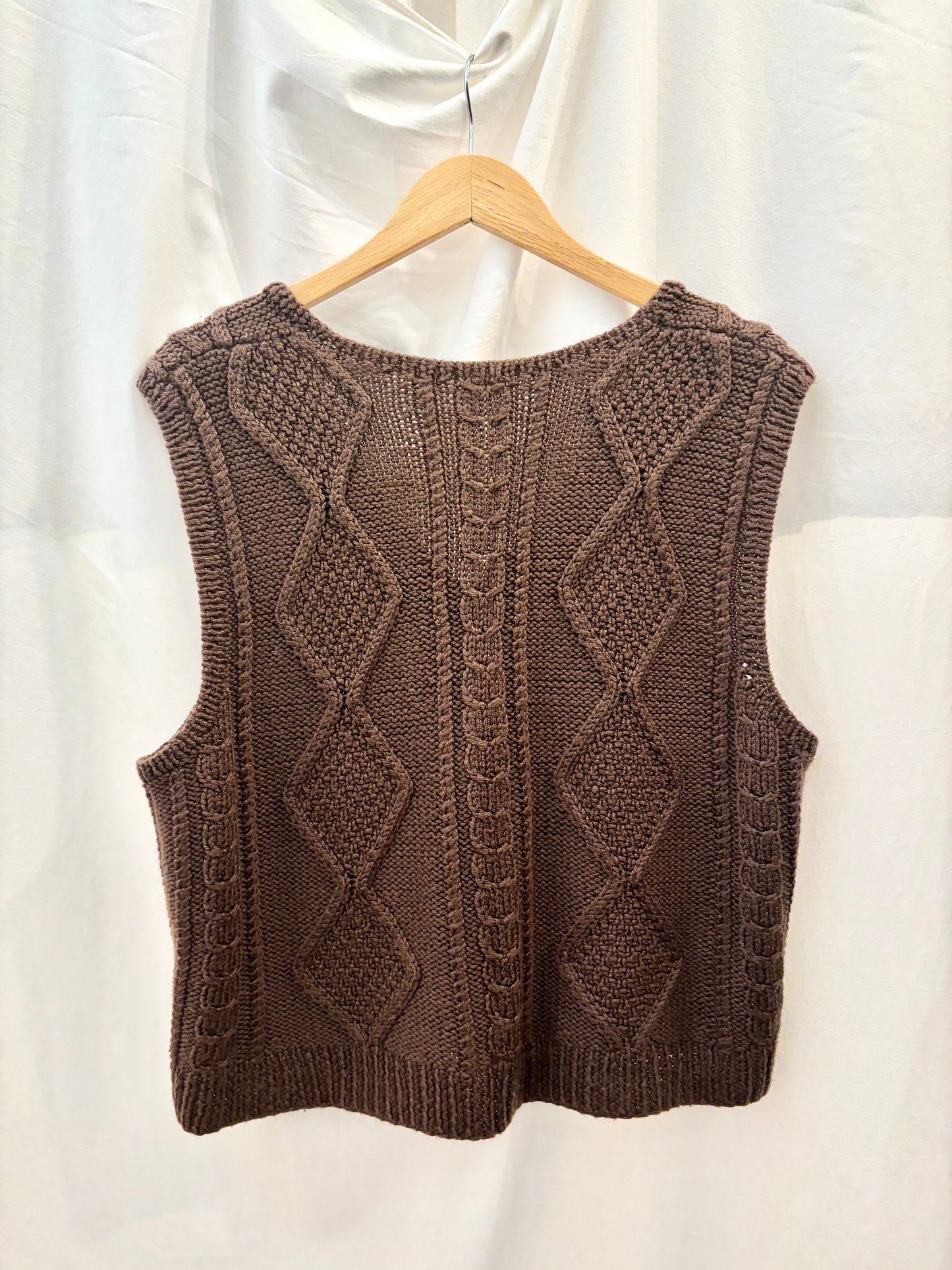 Handmade Brown Knit Sweater