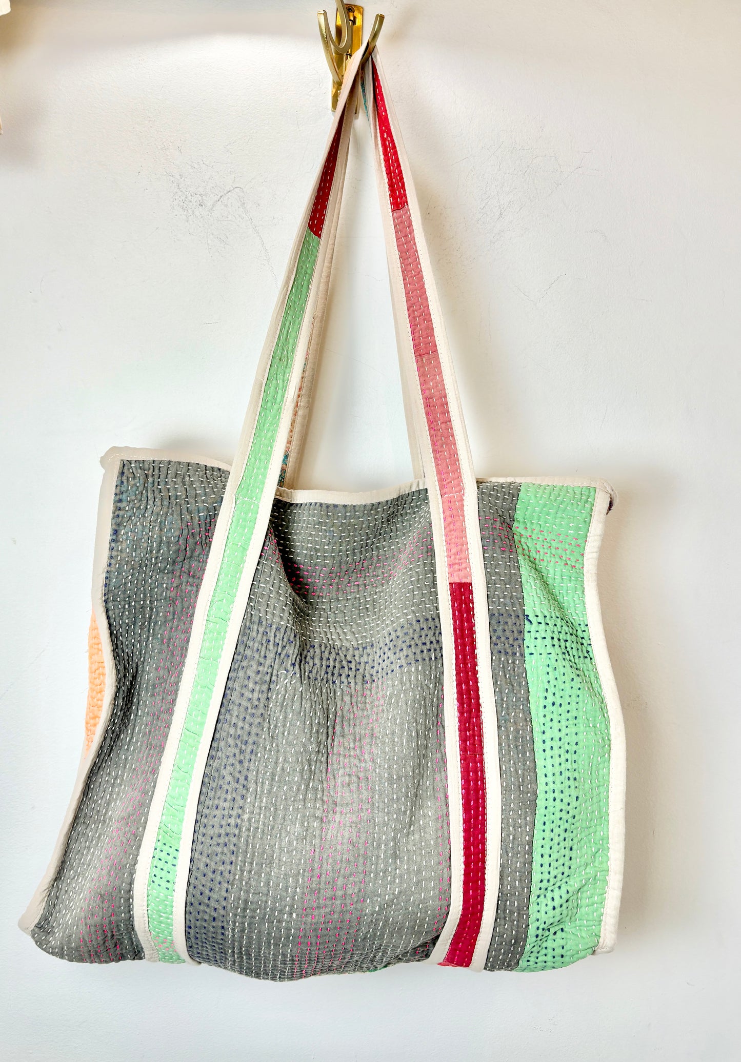 Handcrafted Kantha Tote Bag