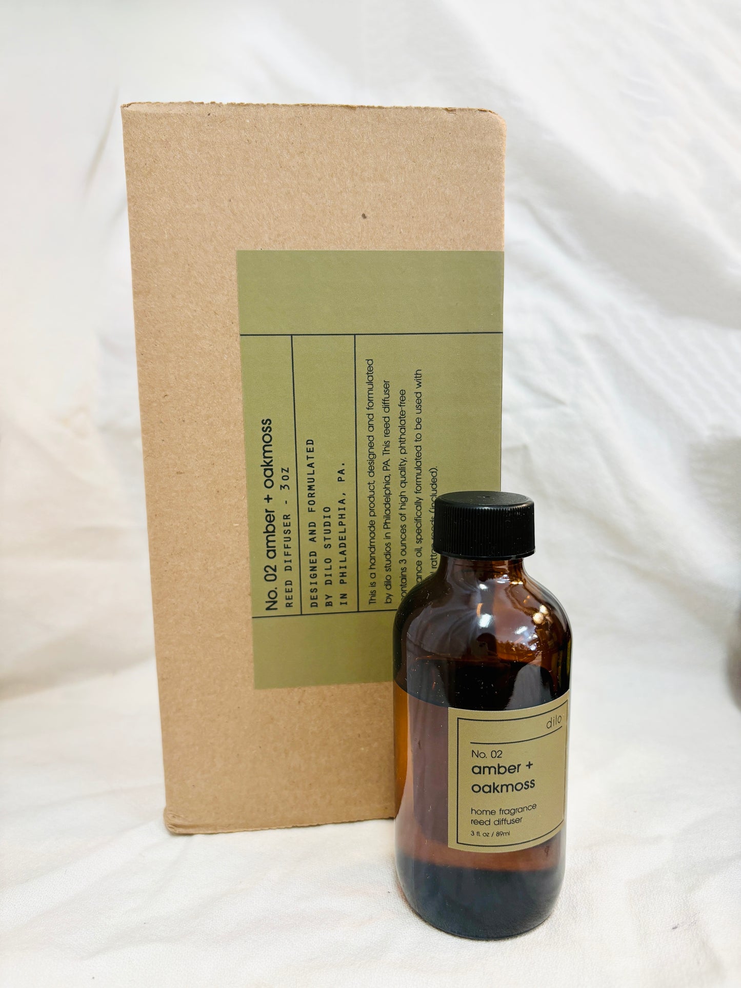 Amber + Oakmoss Reed Diffuser
