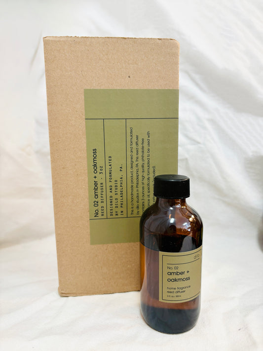 Amber + Oakmoss Reed Diffuser