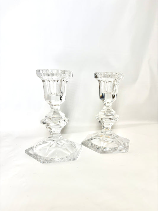 Golden Crown Genuine Lead Crystal Candle