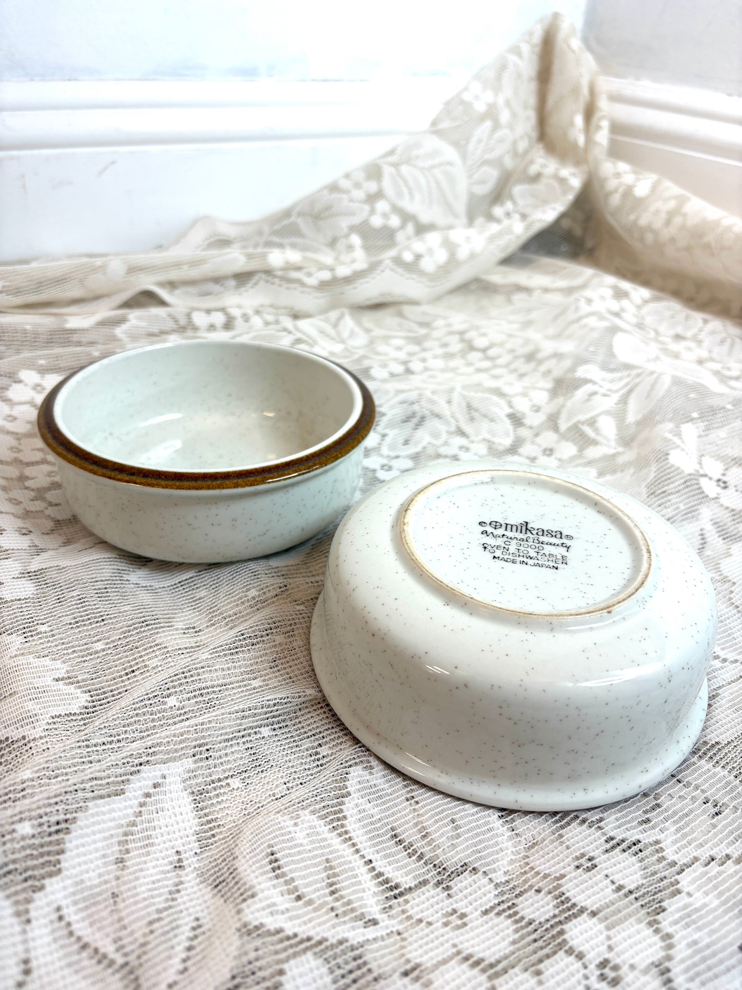 Mikasa Natural Beauty Fruit Dessert  Bowl set of 2