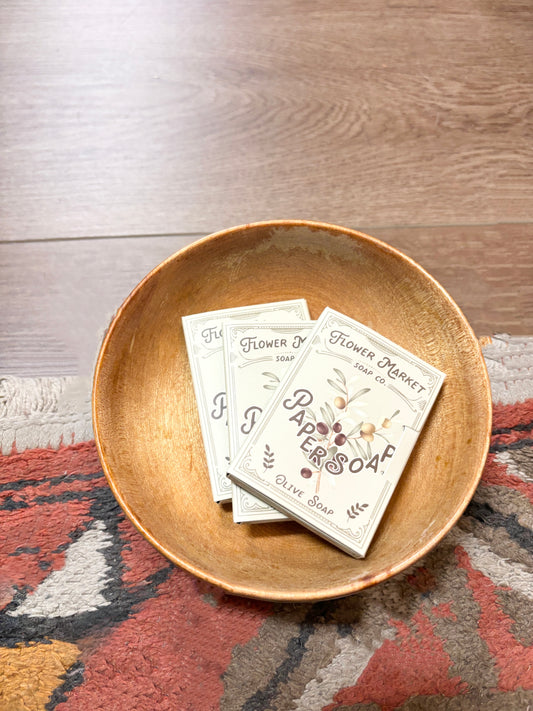 Paper Soap – Olive Oil, Travel Size, 50 Sheets