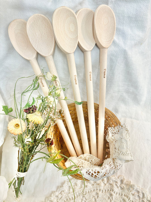 French Beechwood Long Spoon