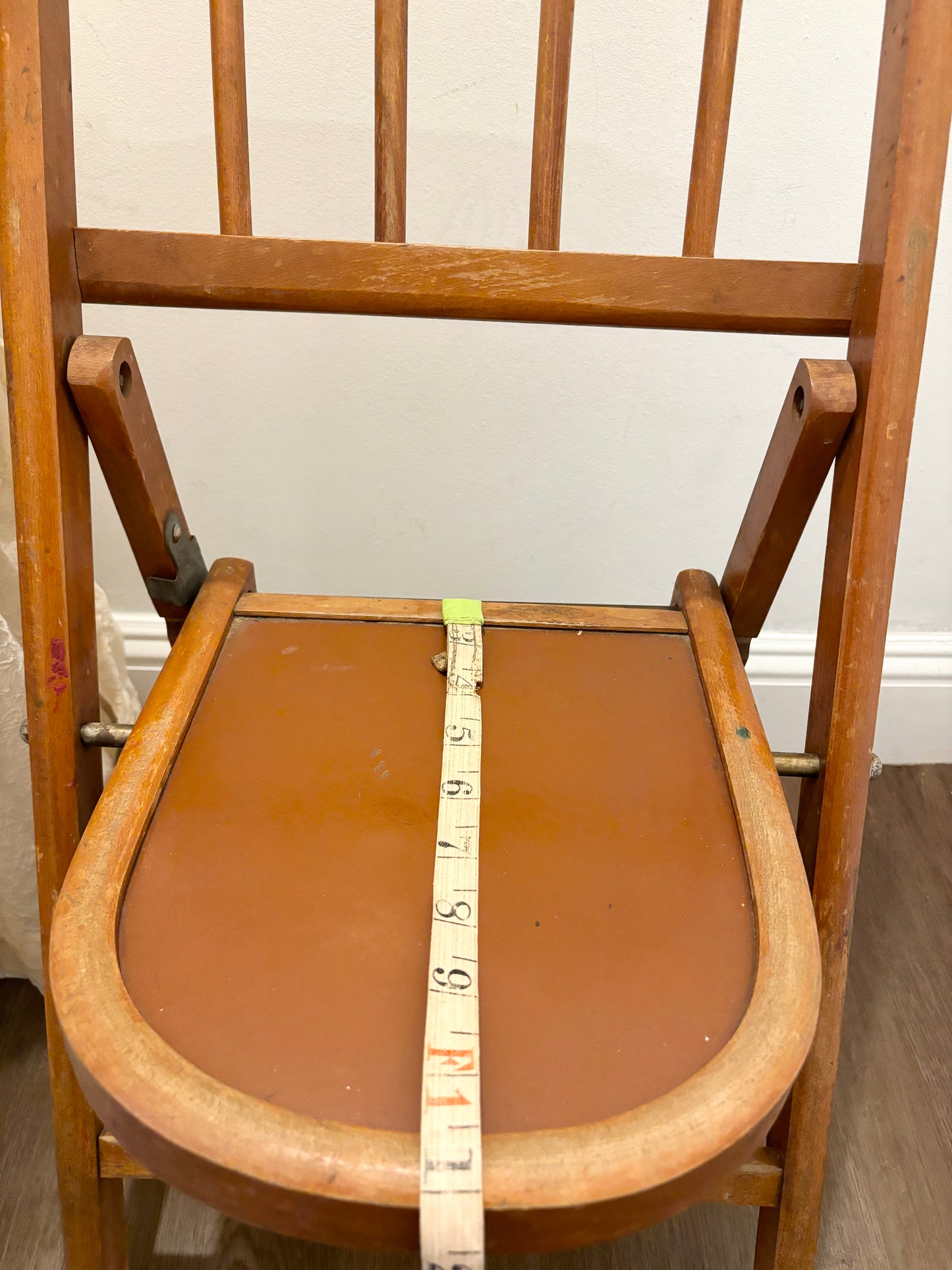 Babee-Tenda Vintage Wooden Folding Child’s Chair – Mid-Century
