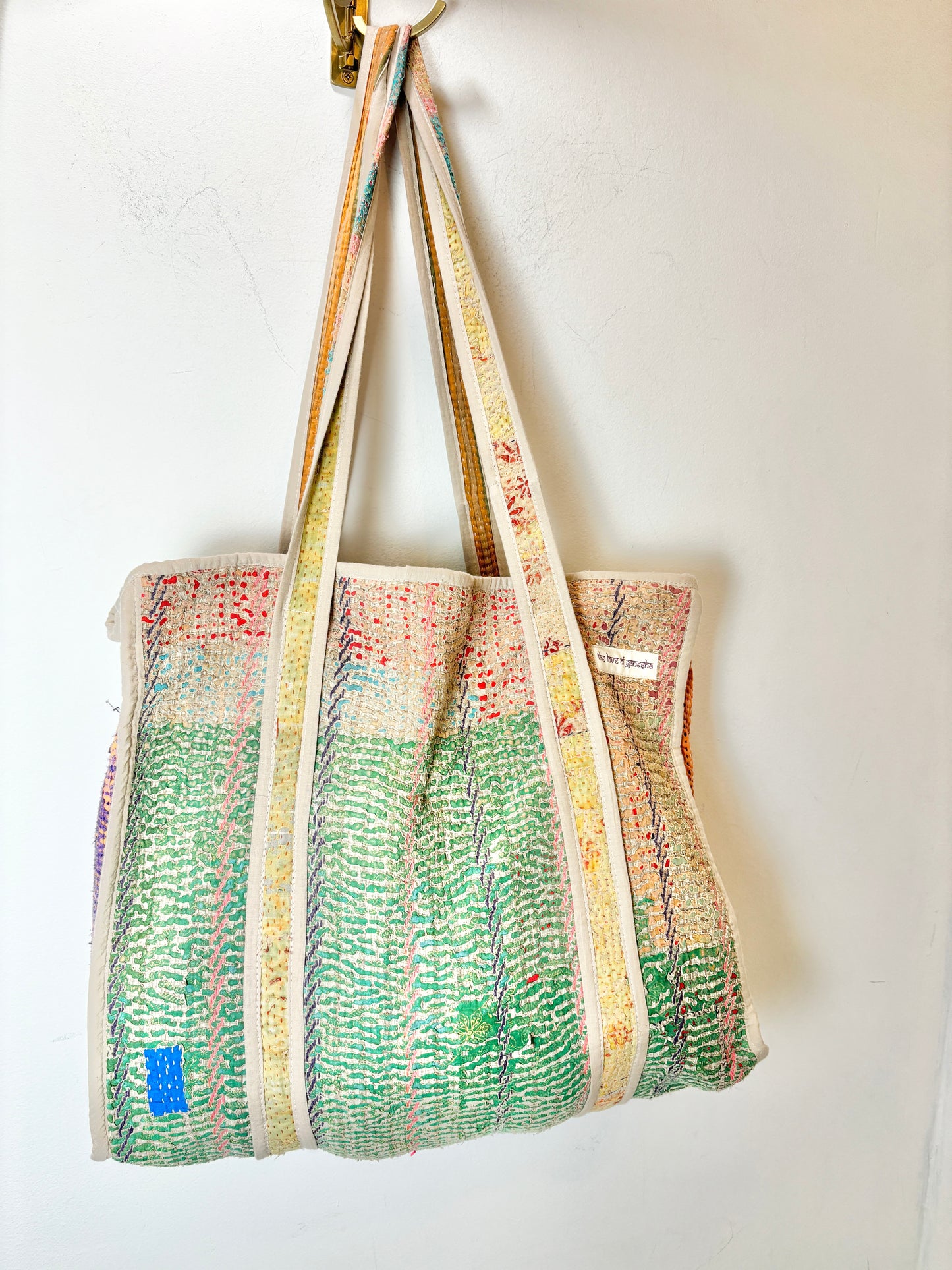 Handcrafted Kantha Tote Bag