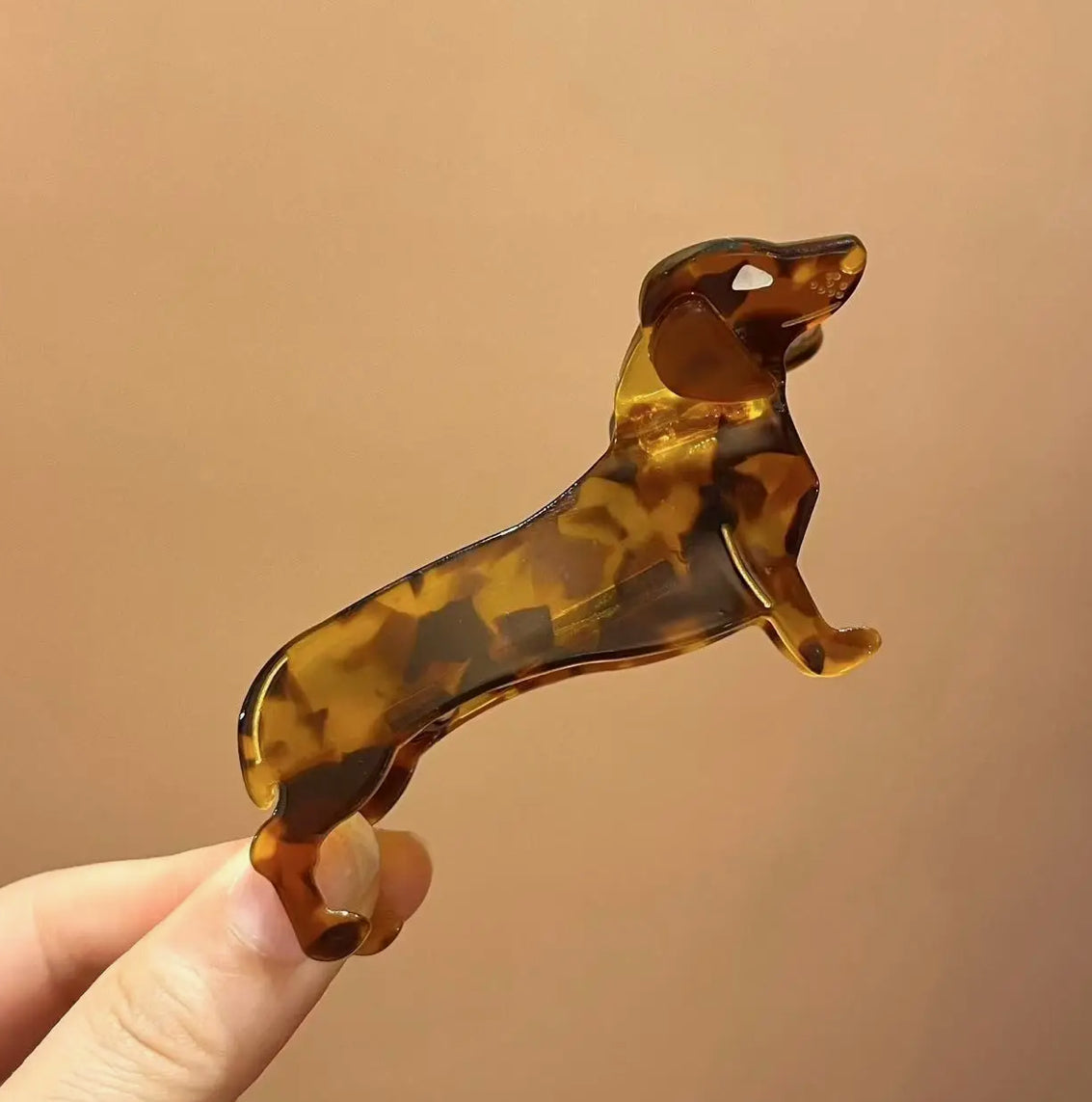 Jumbo dog hair claw clip