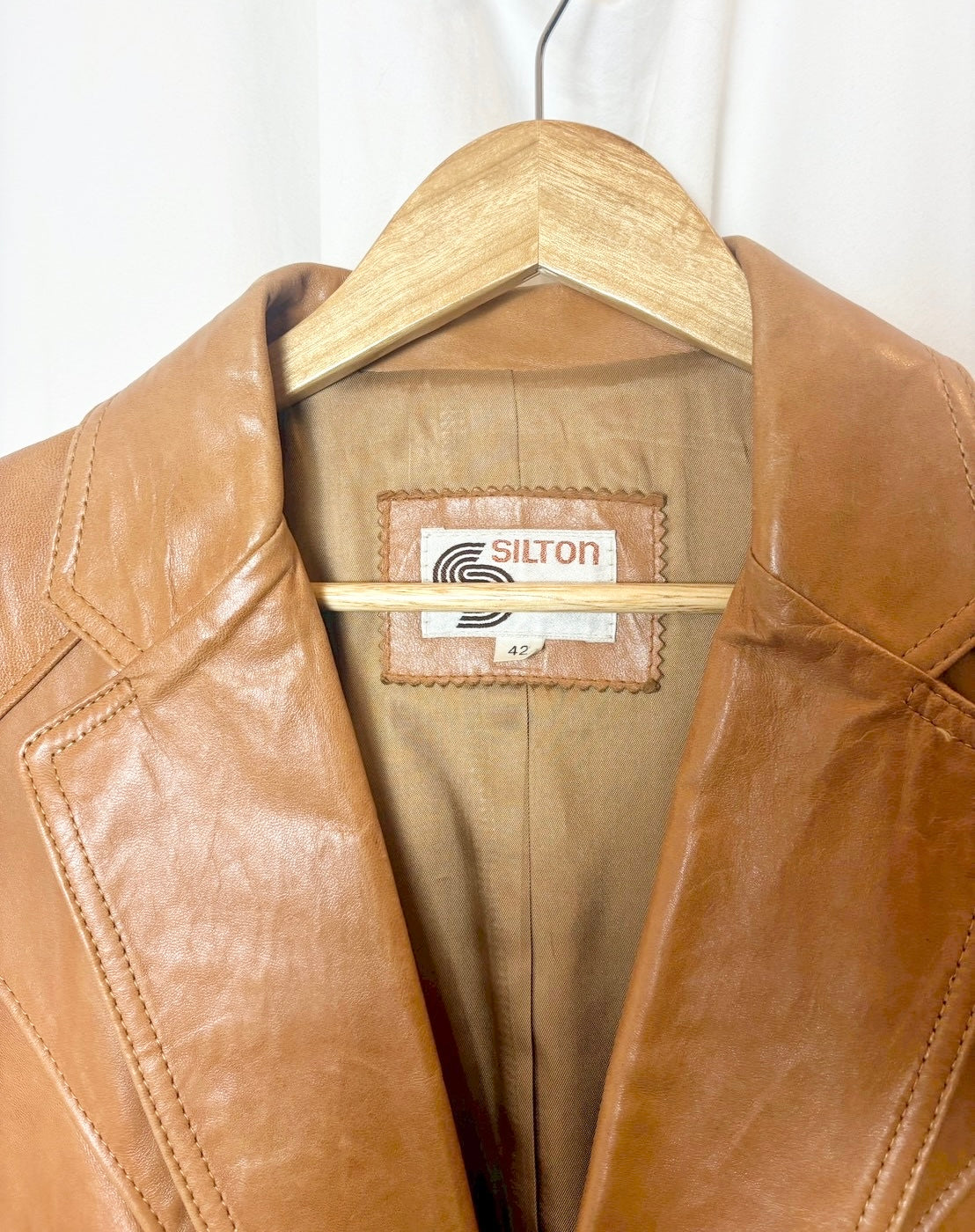 70s Silton California Leather Blazer