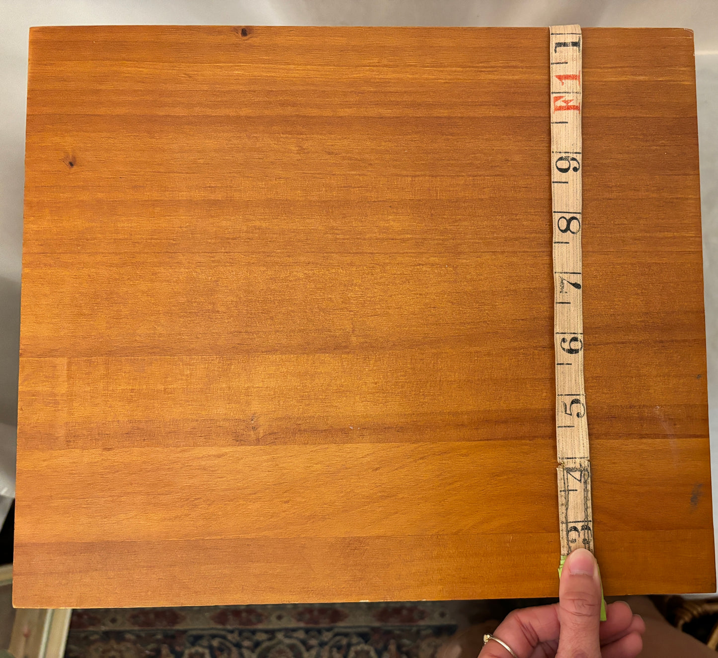 Rustic Storage Unit with 4 Wicker Baskets