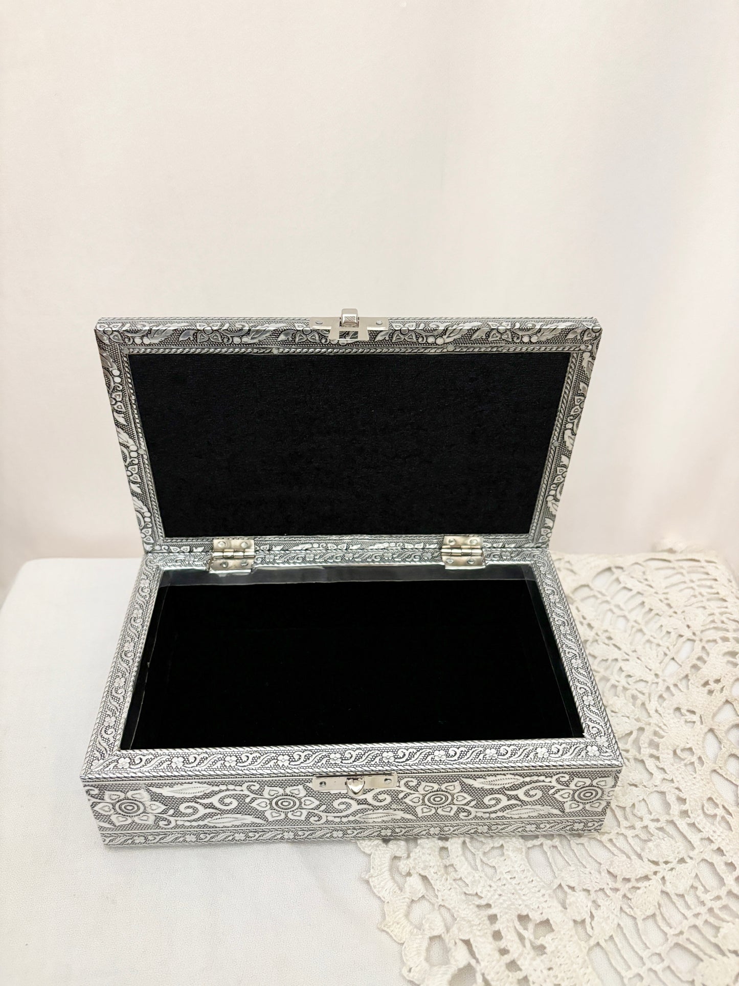 Silver Horse Treasure Box.