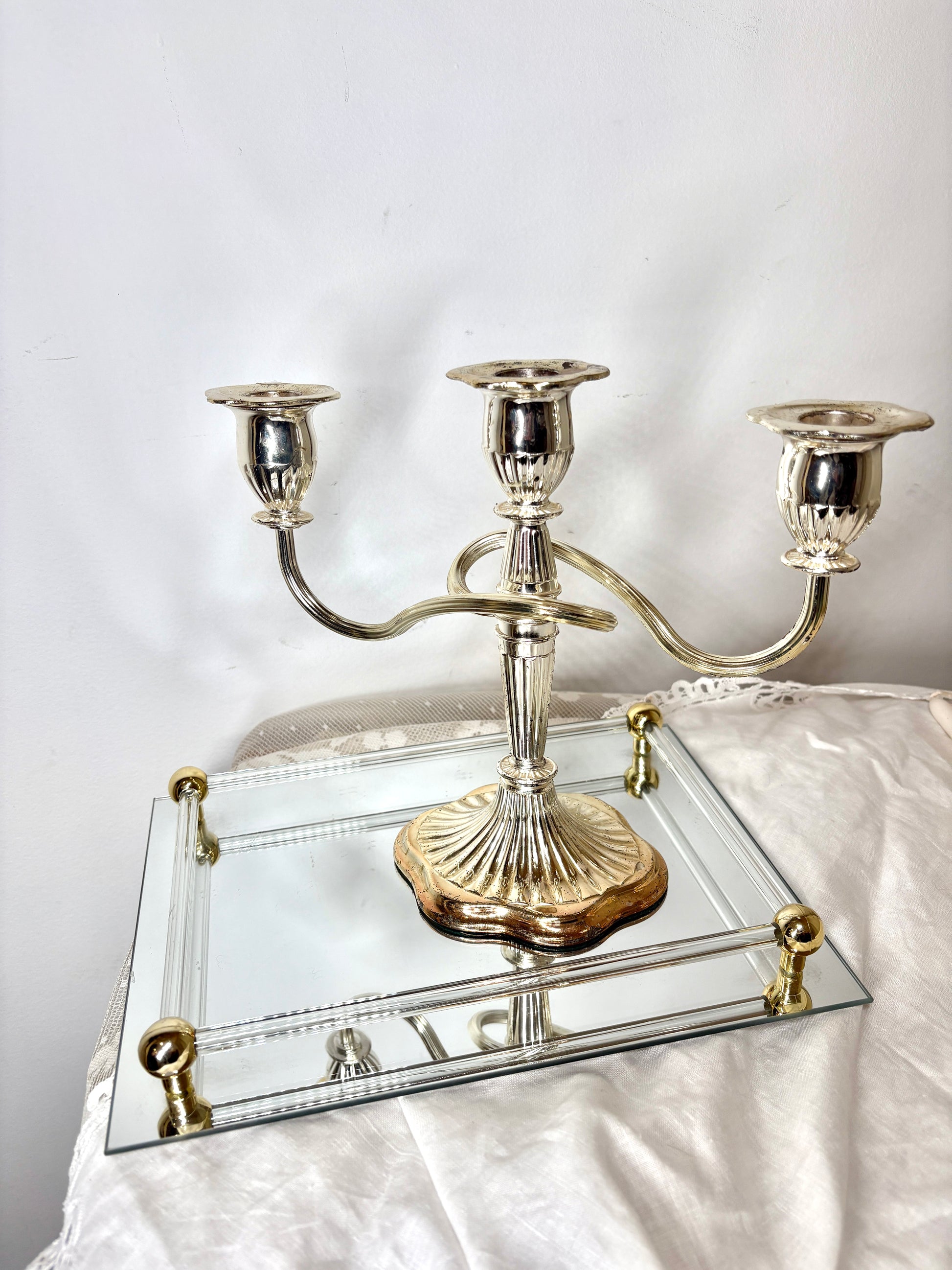 Glass Mirrored Vanity Tray – Try studio shop Glass Mirrored Vanity Tray – Try studio shop