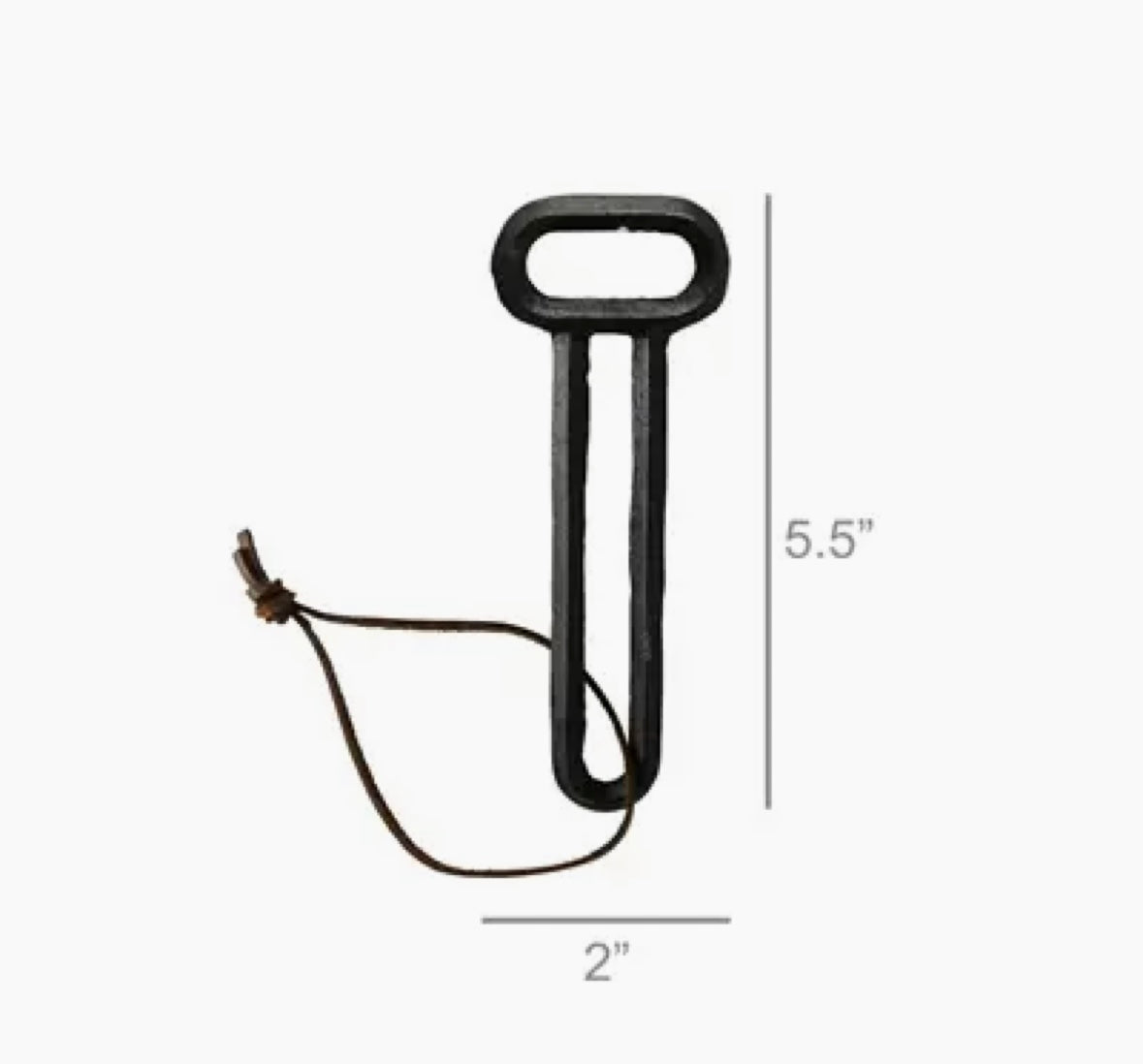 Simon Bottle Opener, Cast Iron