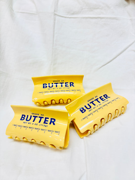 Butter Stick Hair Claw Clip