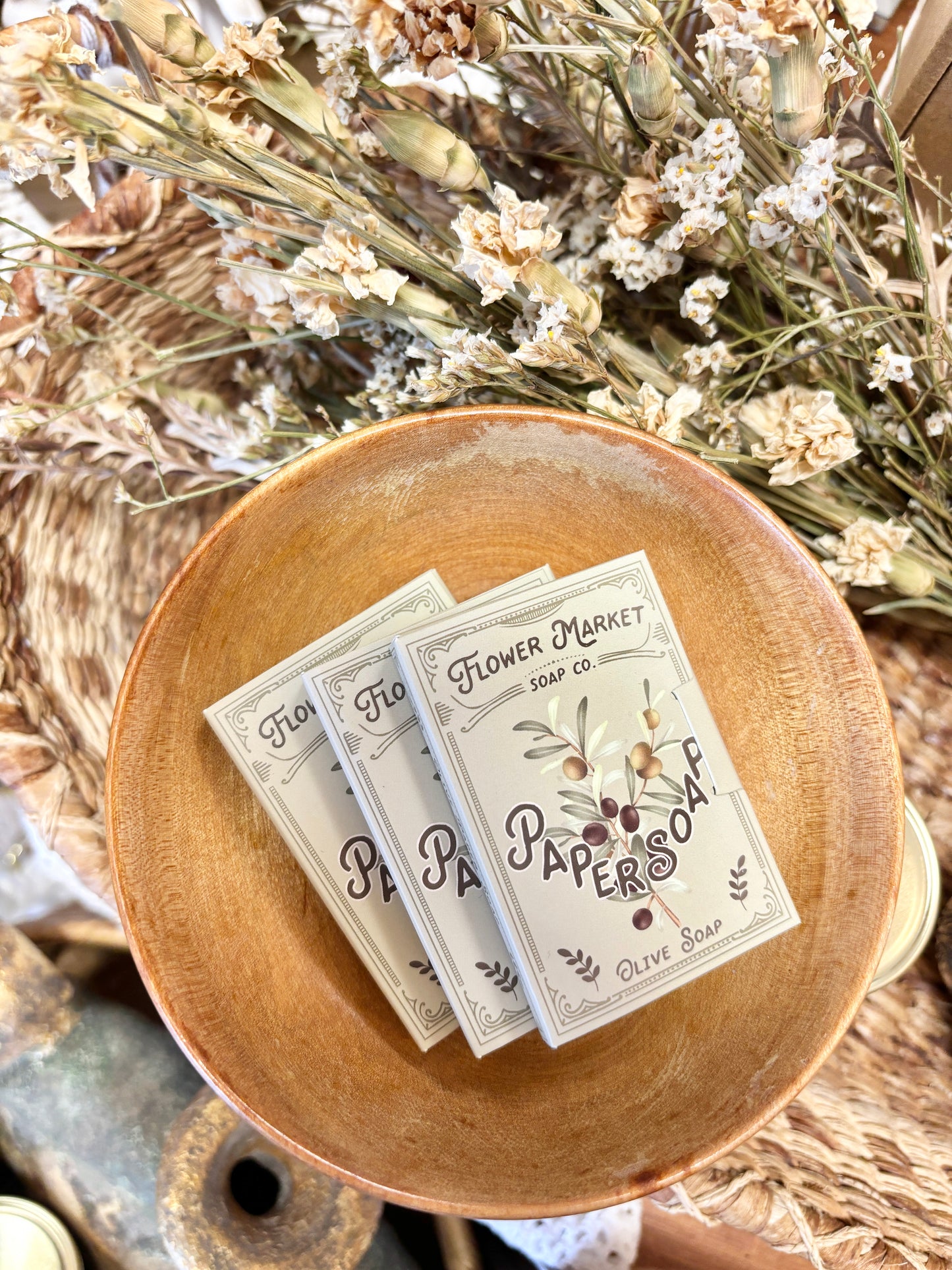 Paper Soap – Olive Oil, Travel Size, 50 Sheets