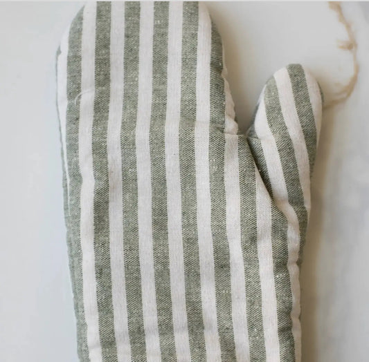 Stripe Cotton Oven Mitt