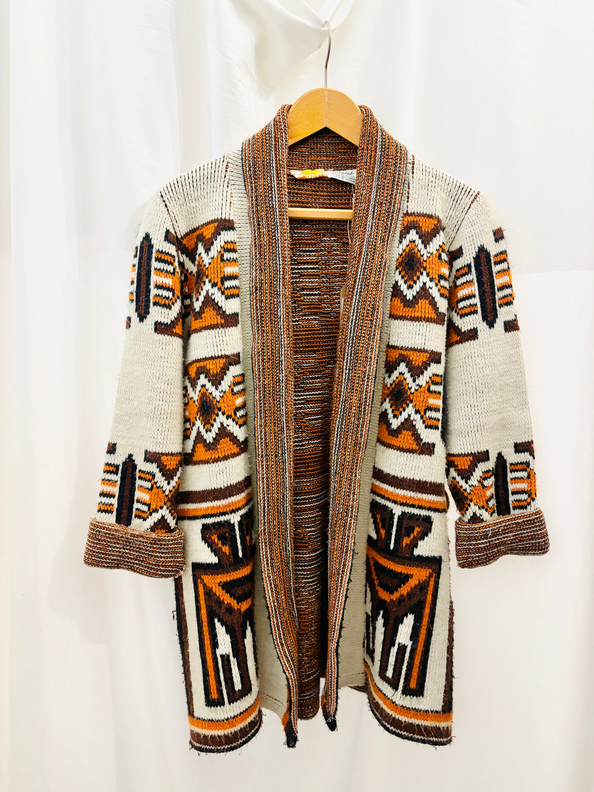 1970s Southwestern Knit Cardigan