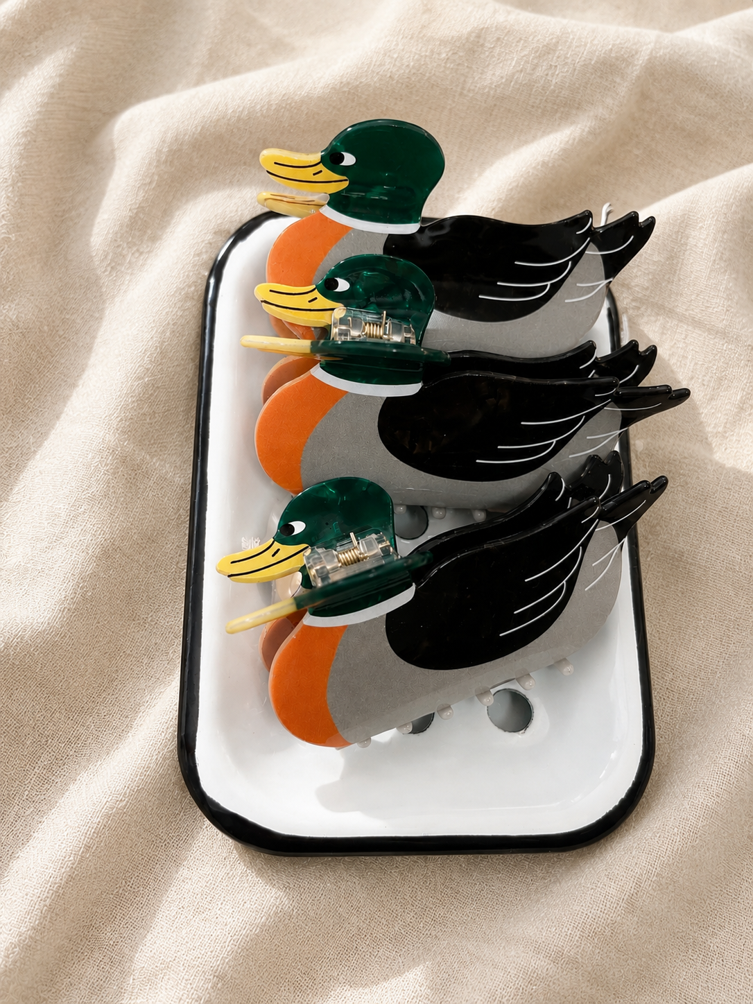 Mallard Duck Hair Clip