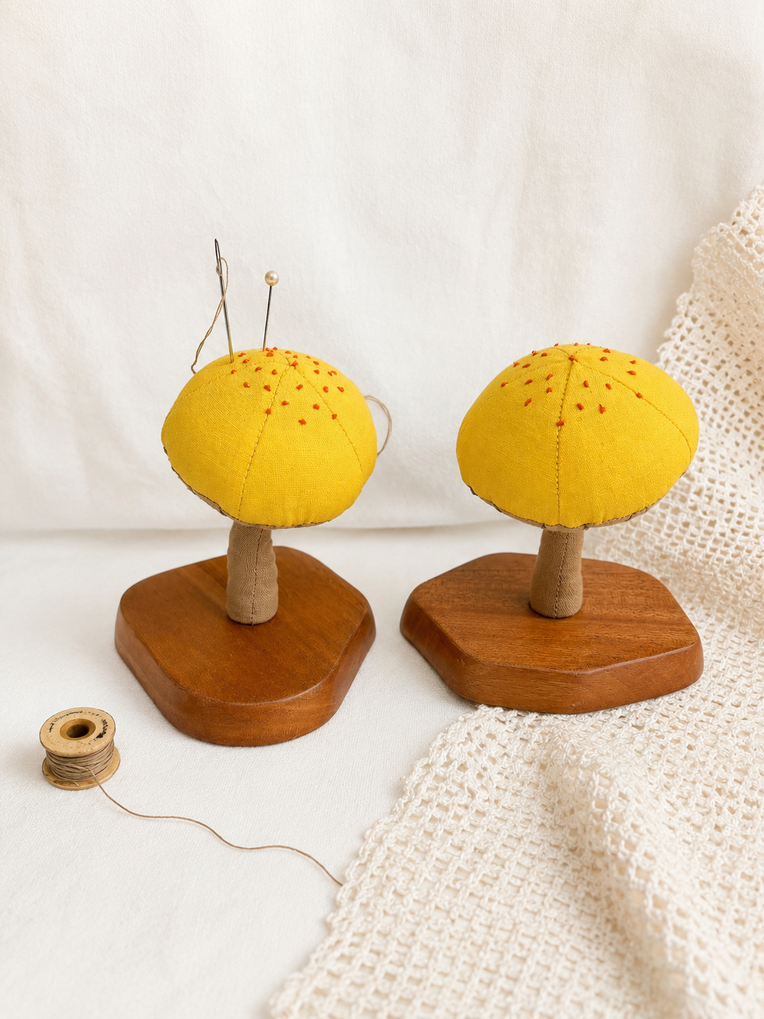 Woodland Mushroom Pin Stand