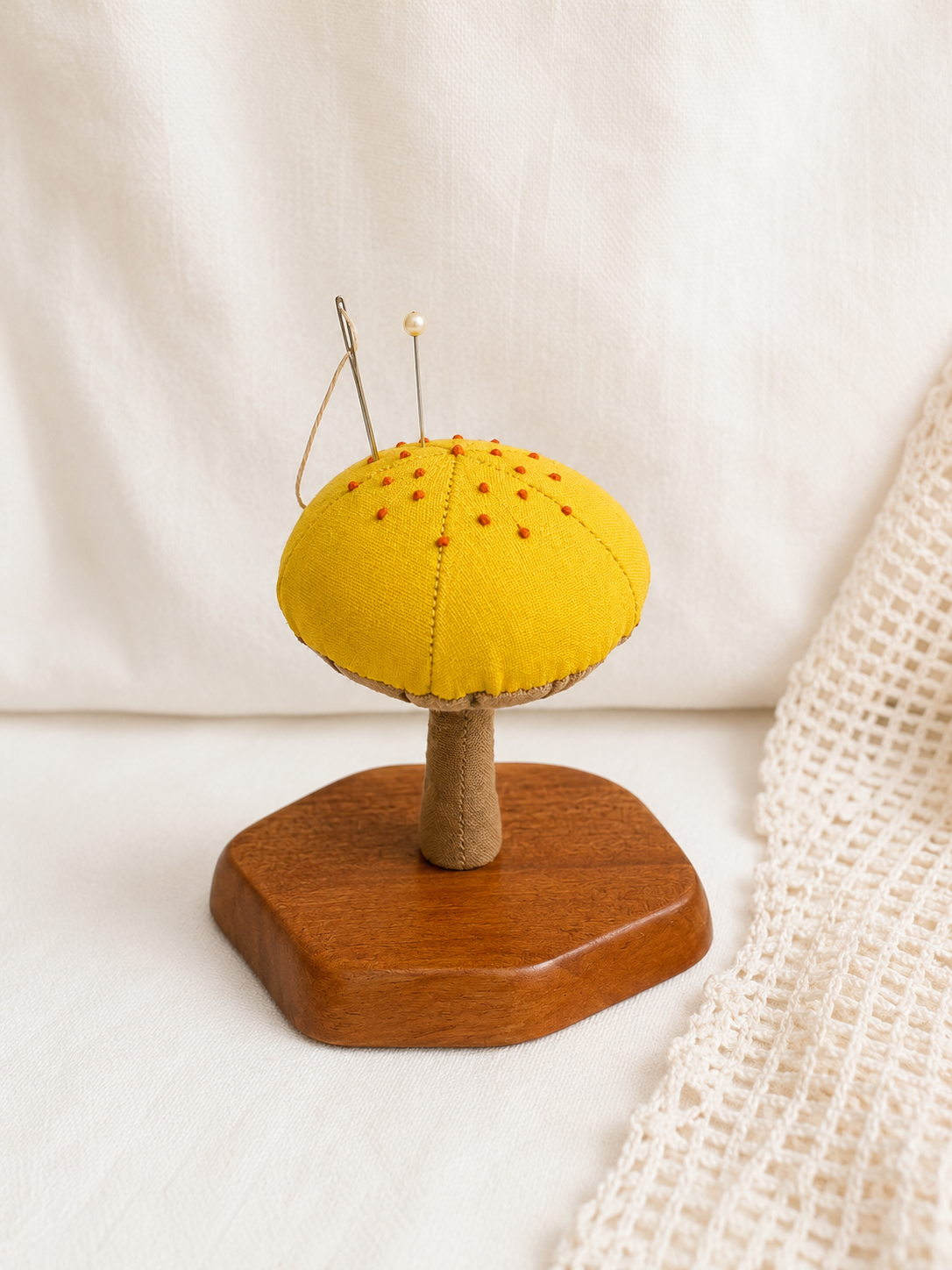 Woodland Mushroom Pin Stand