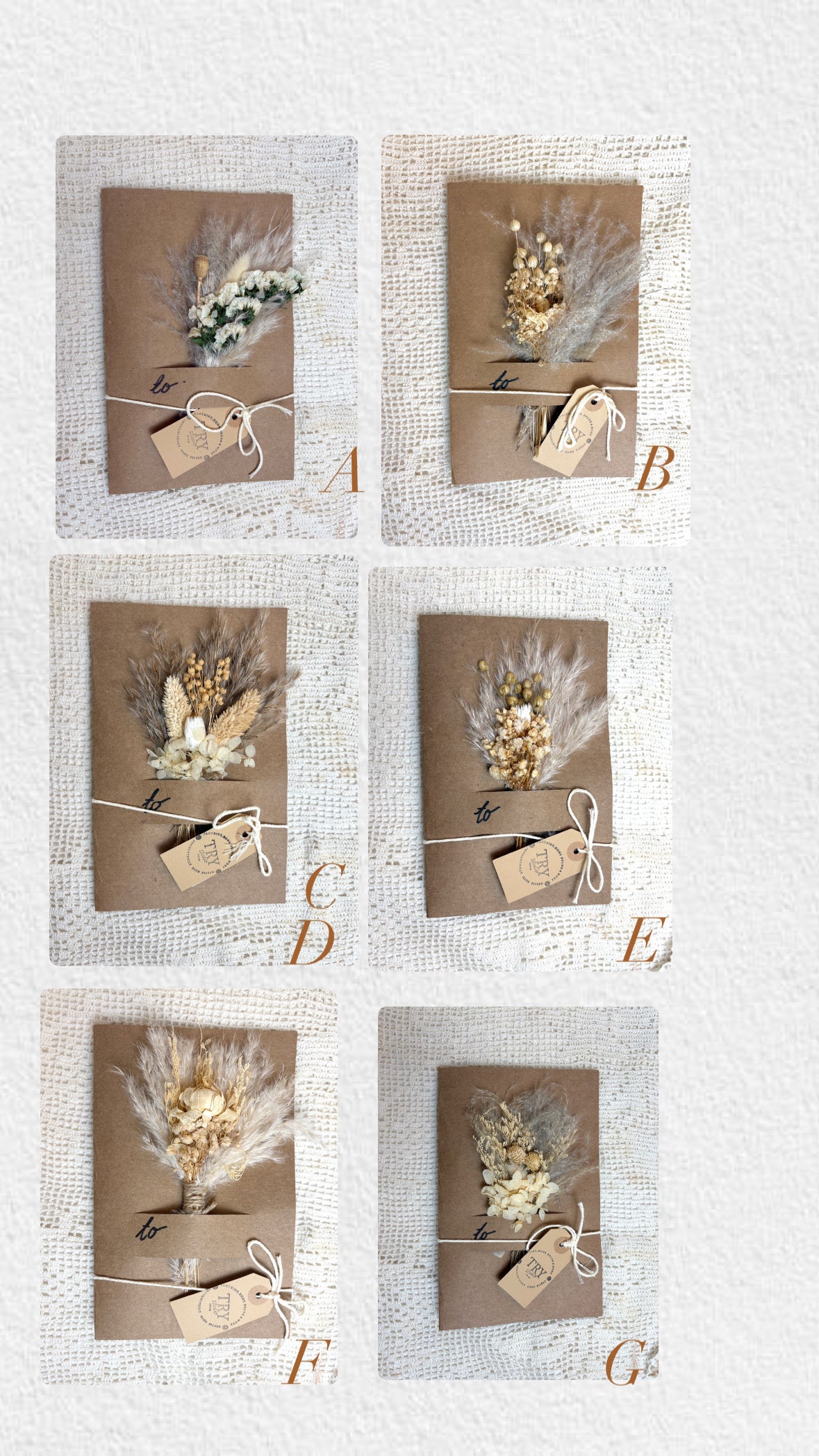 Dried Flower Card l