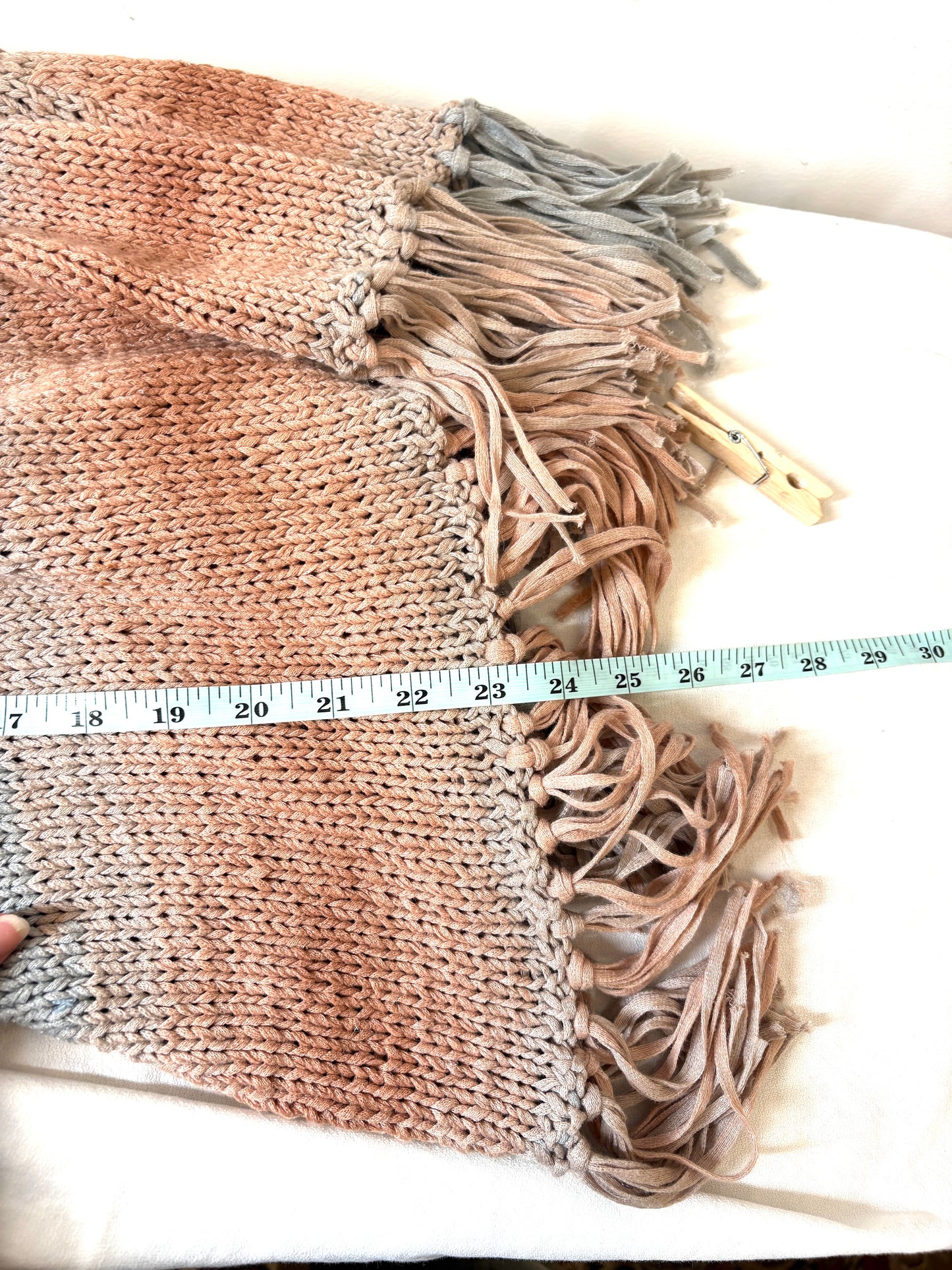 Boho Knit Fringe Tunic