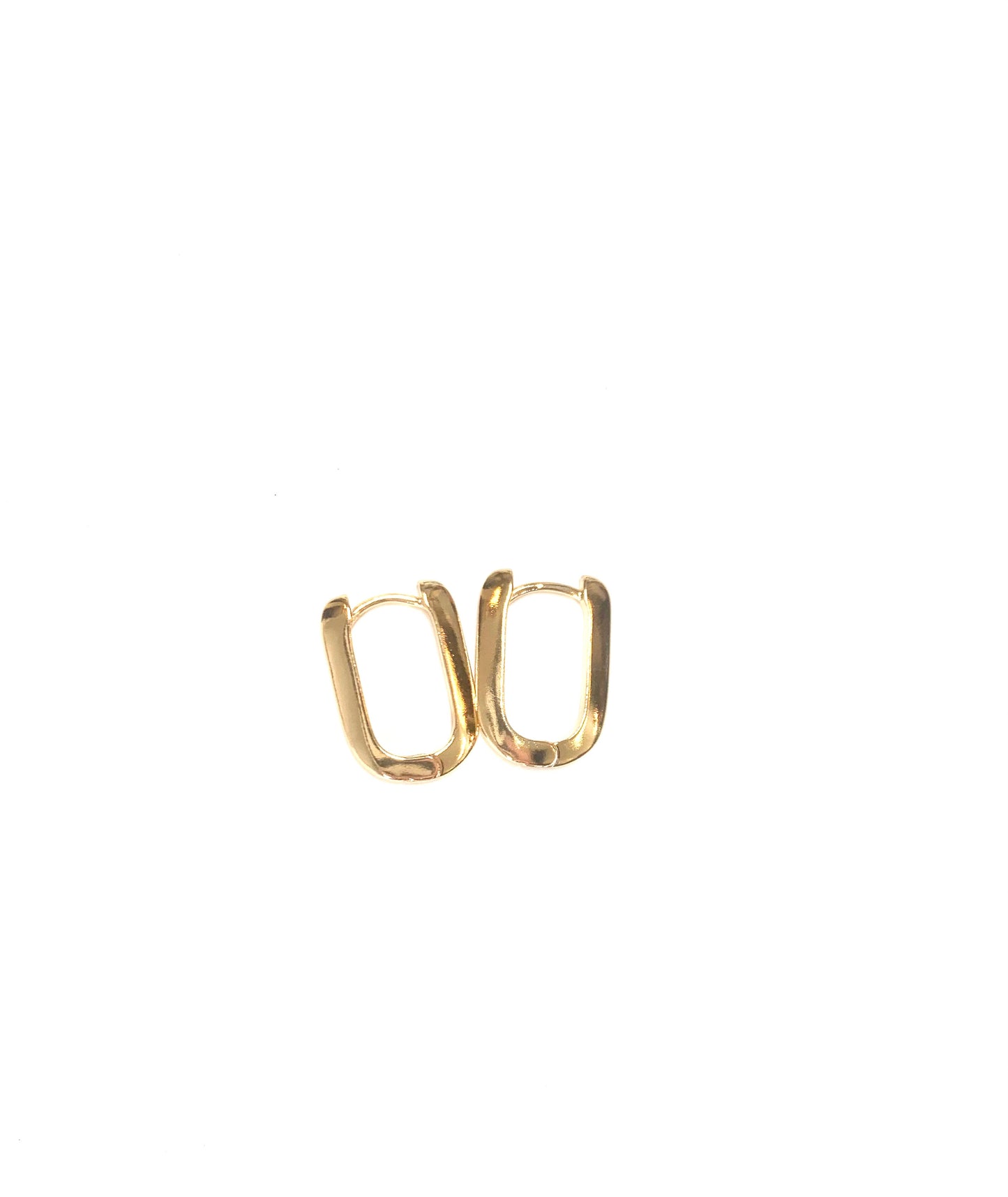 24 K Gold Filled U shaped Huggies hoop earrings