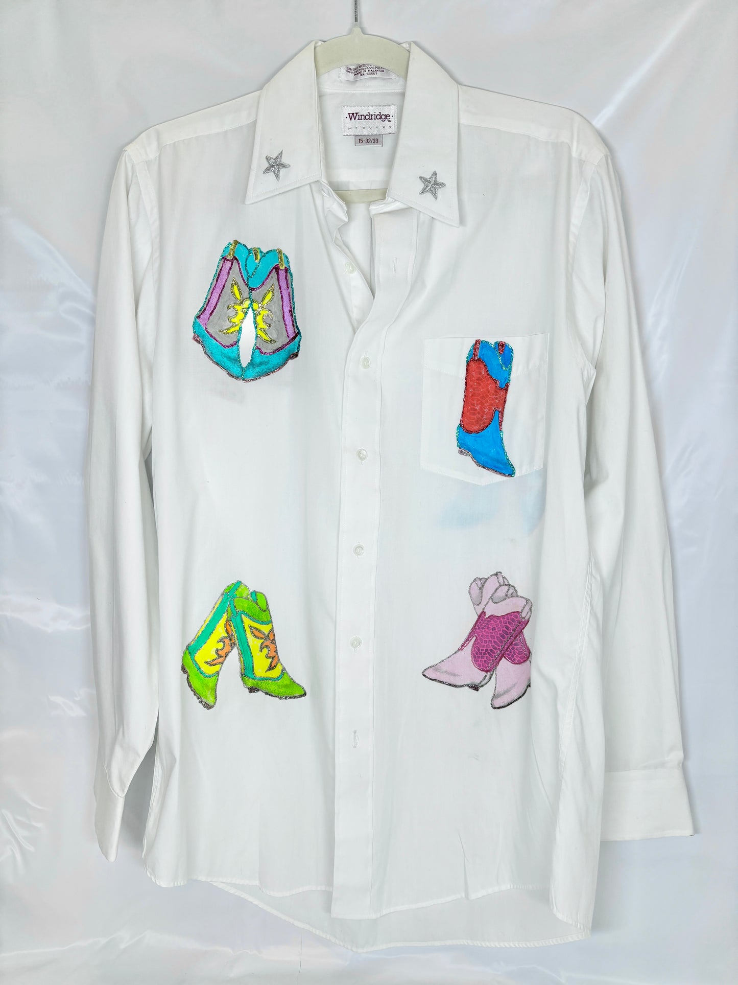 Vintage Hand-Painted Cowboy