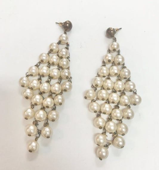 Vintage Pearl Chandelier Earring