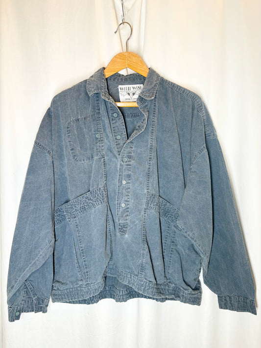 White Wash Oversized Pullover shirt
