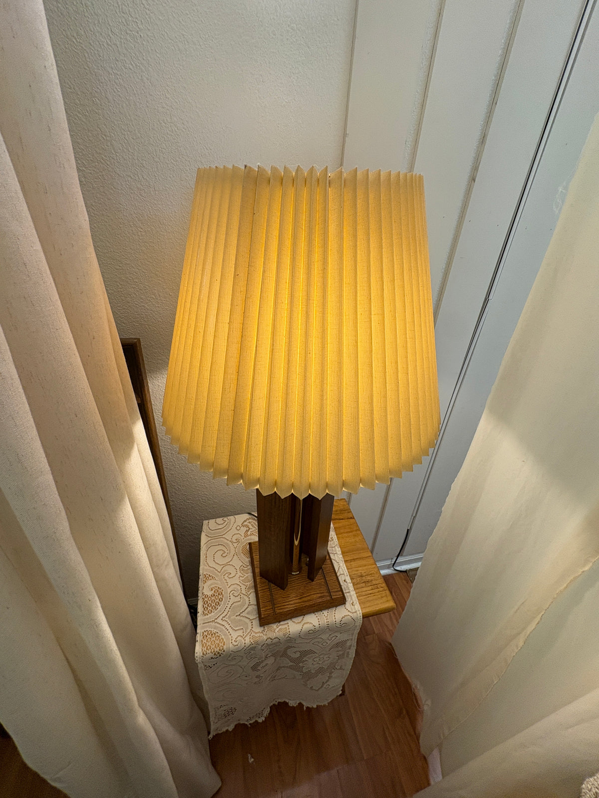 Mid Century Modern Brass Table Lamp