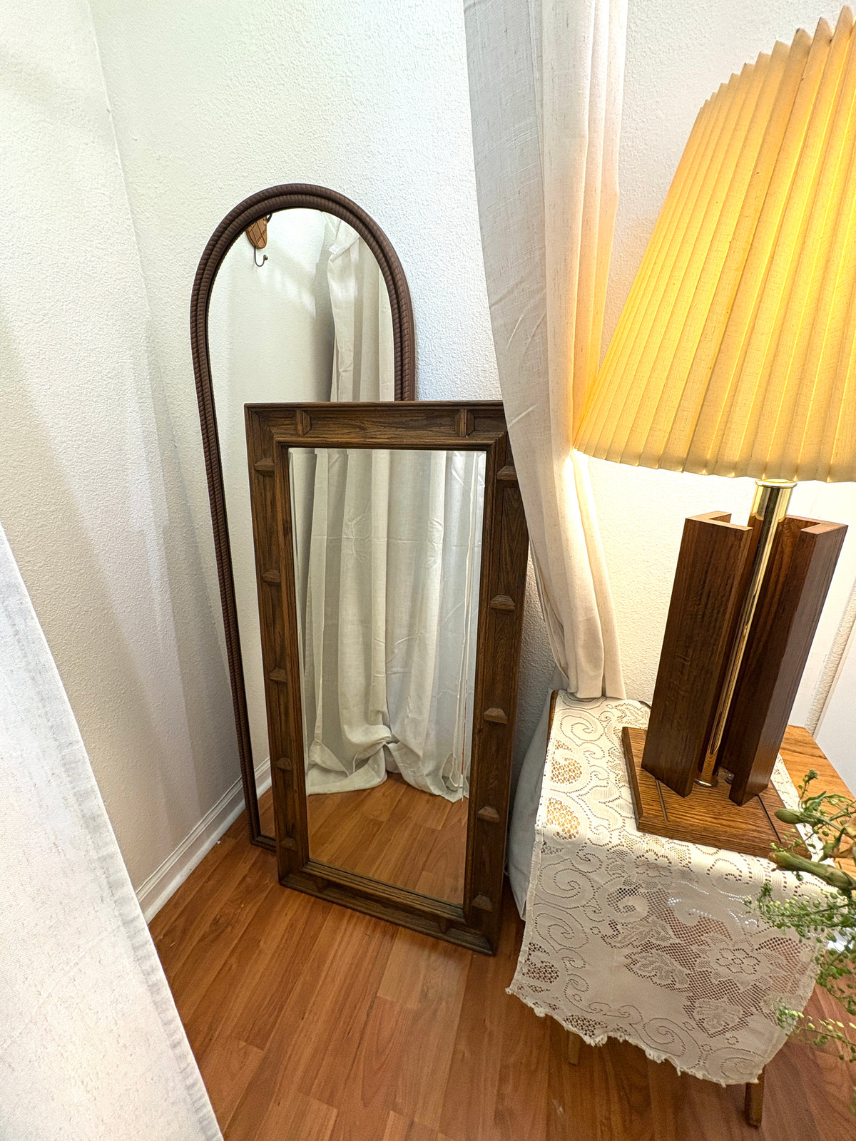 Mid Century Modern Brass Table Lamp