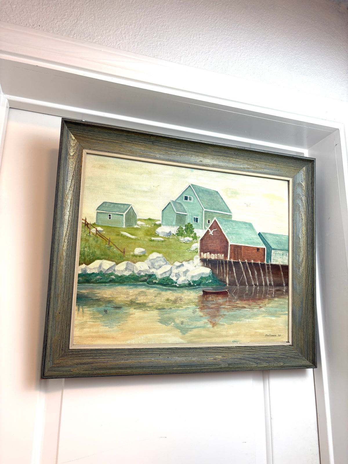 Vintage oil painting by McGann