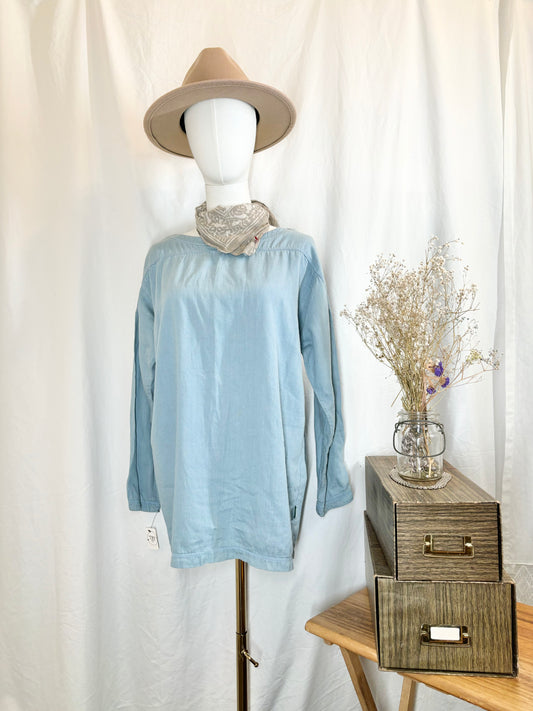 Timeless Blue Wash blouse