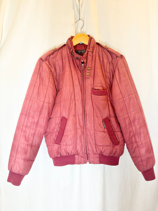 Vintage quilted bomber jacket S