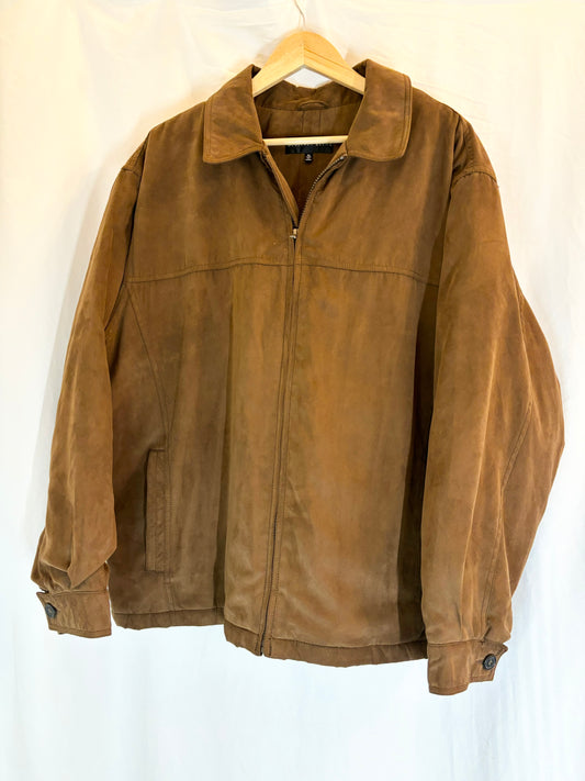 Brown Zip up Jacket